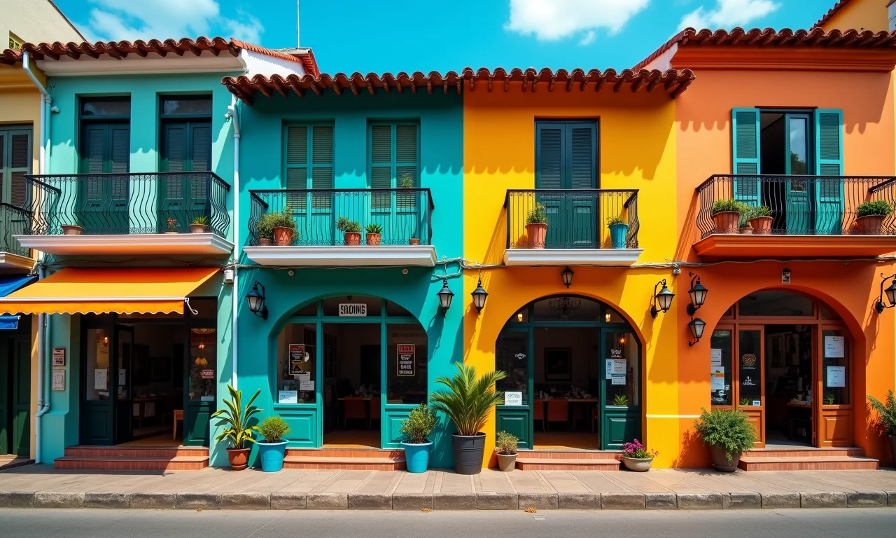 Empresas brasileiras competindo lado a lado, demonstrando a concorrência.