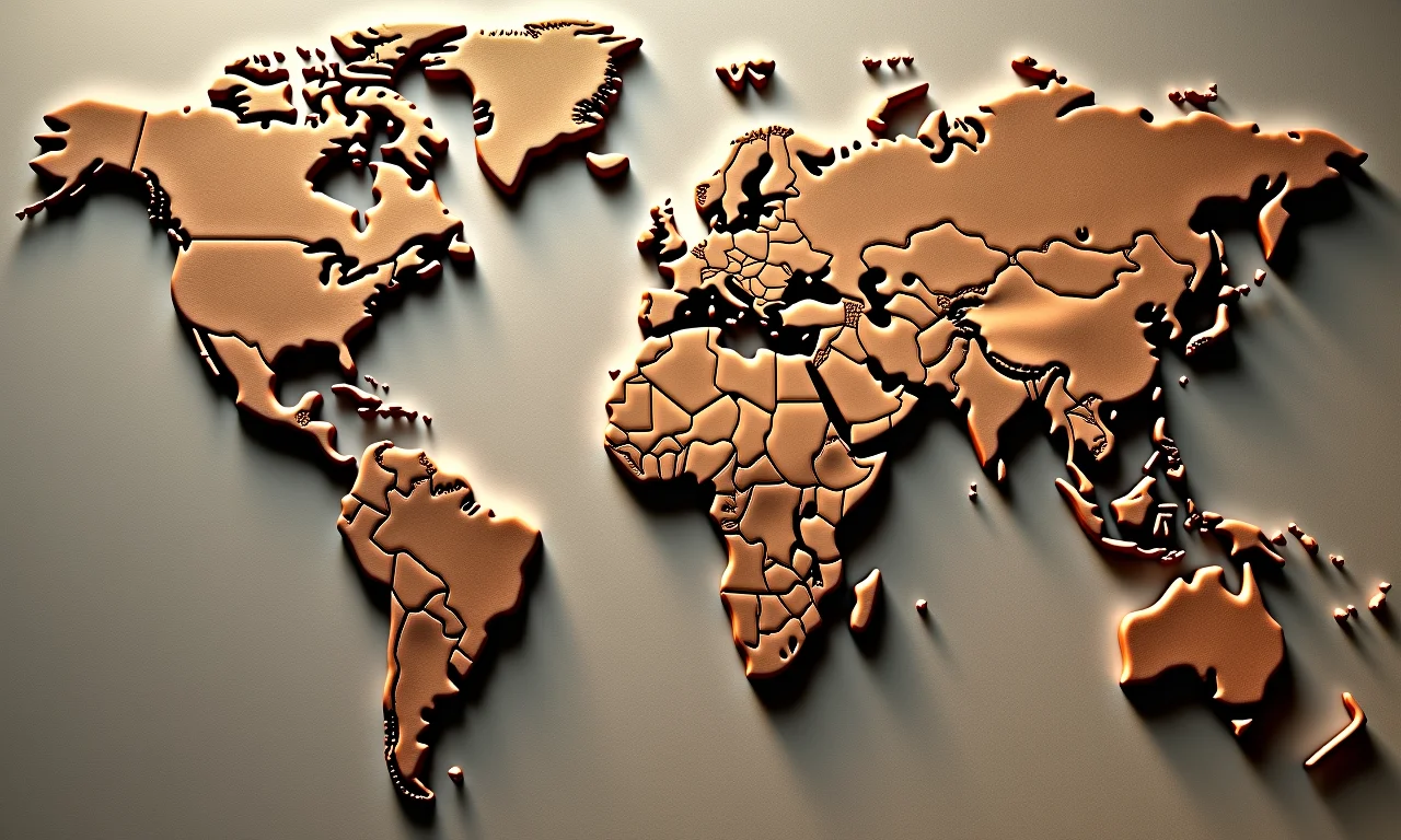 Fósseis idênticos encontrados em continentes diferentes, evidência da teoria de Wegener.