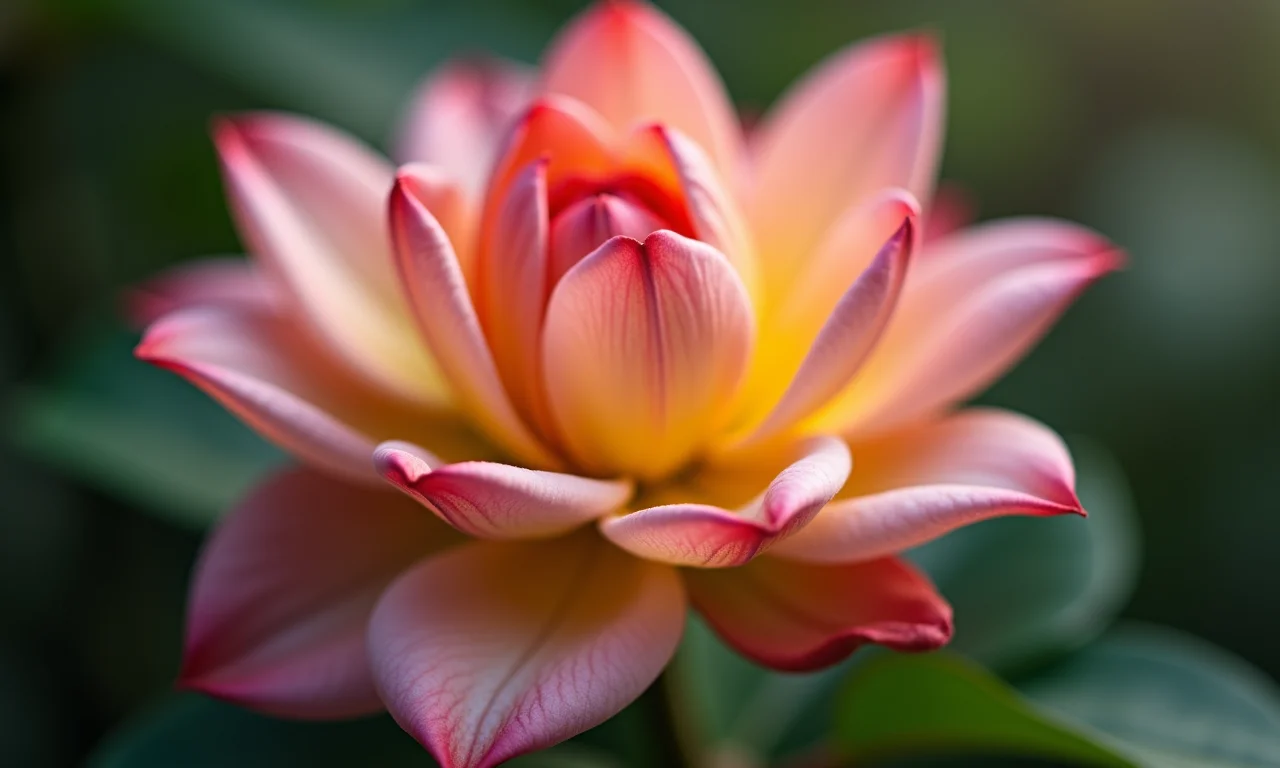 Lapso de tempo de uma flor desabrochando.