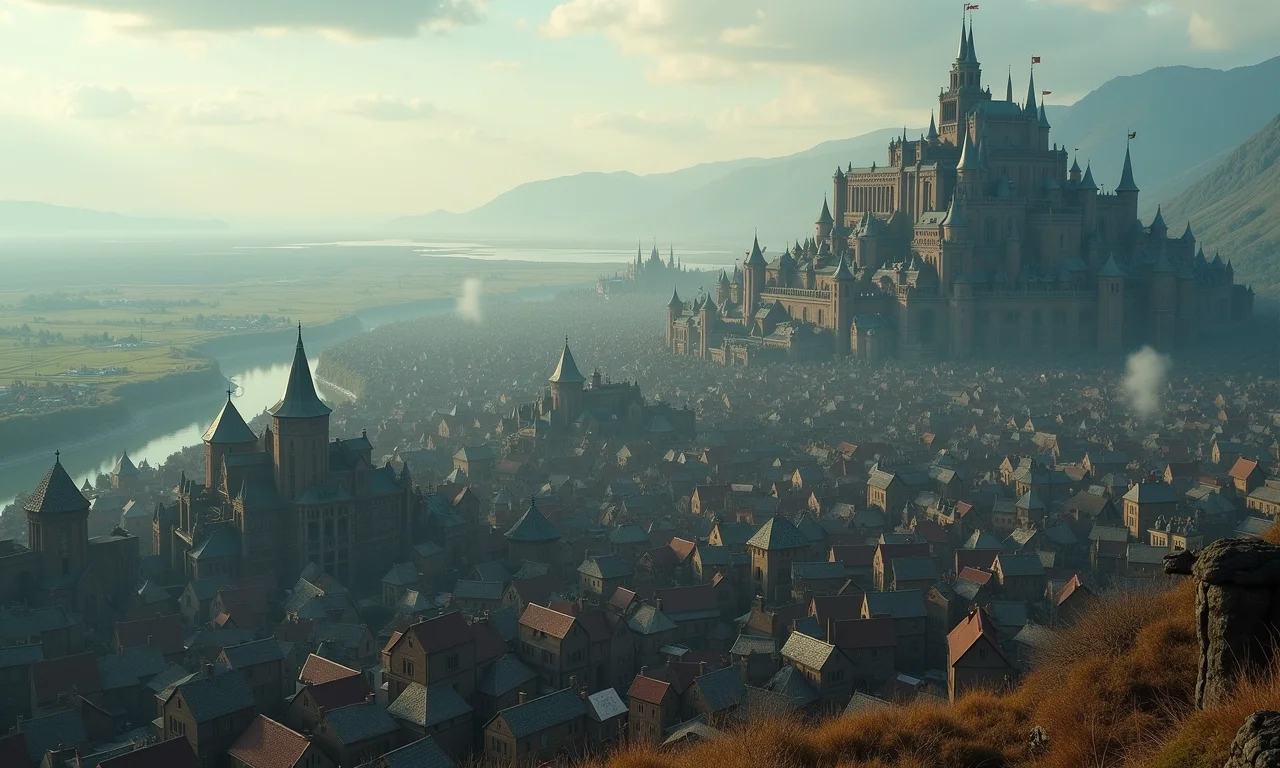 Lapso de tempo mostrando Kattegat se transformando de uma pequena vila em uma metrópole em questão de dias.