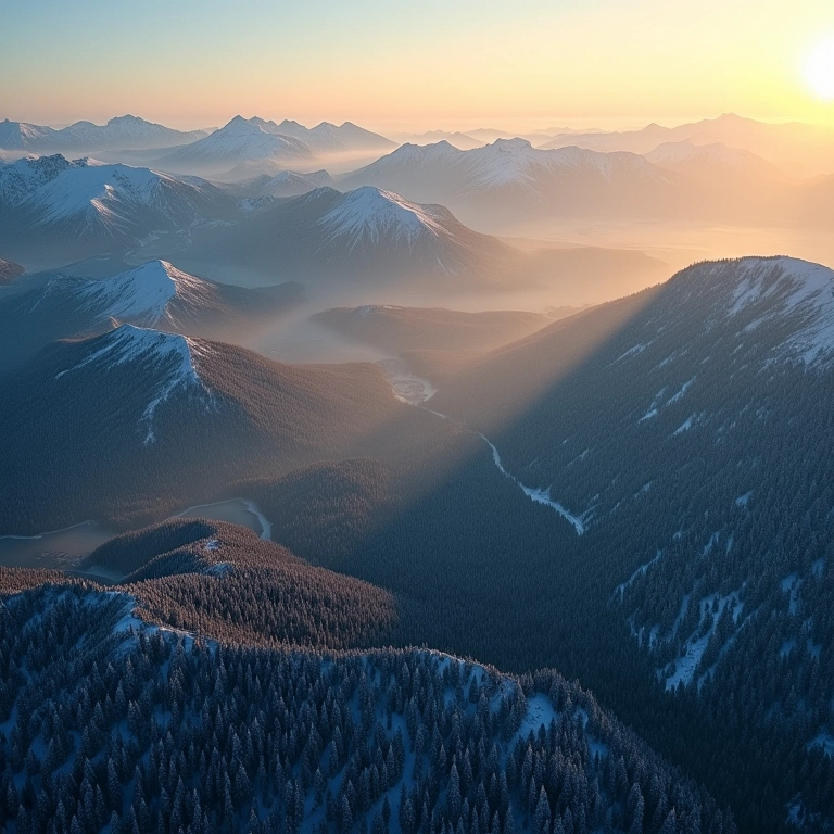 Paisagem russa vasta mostrando a diversidade de seu território.