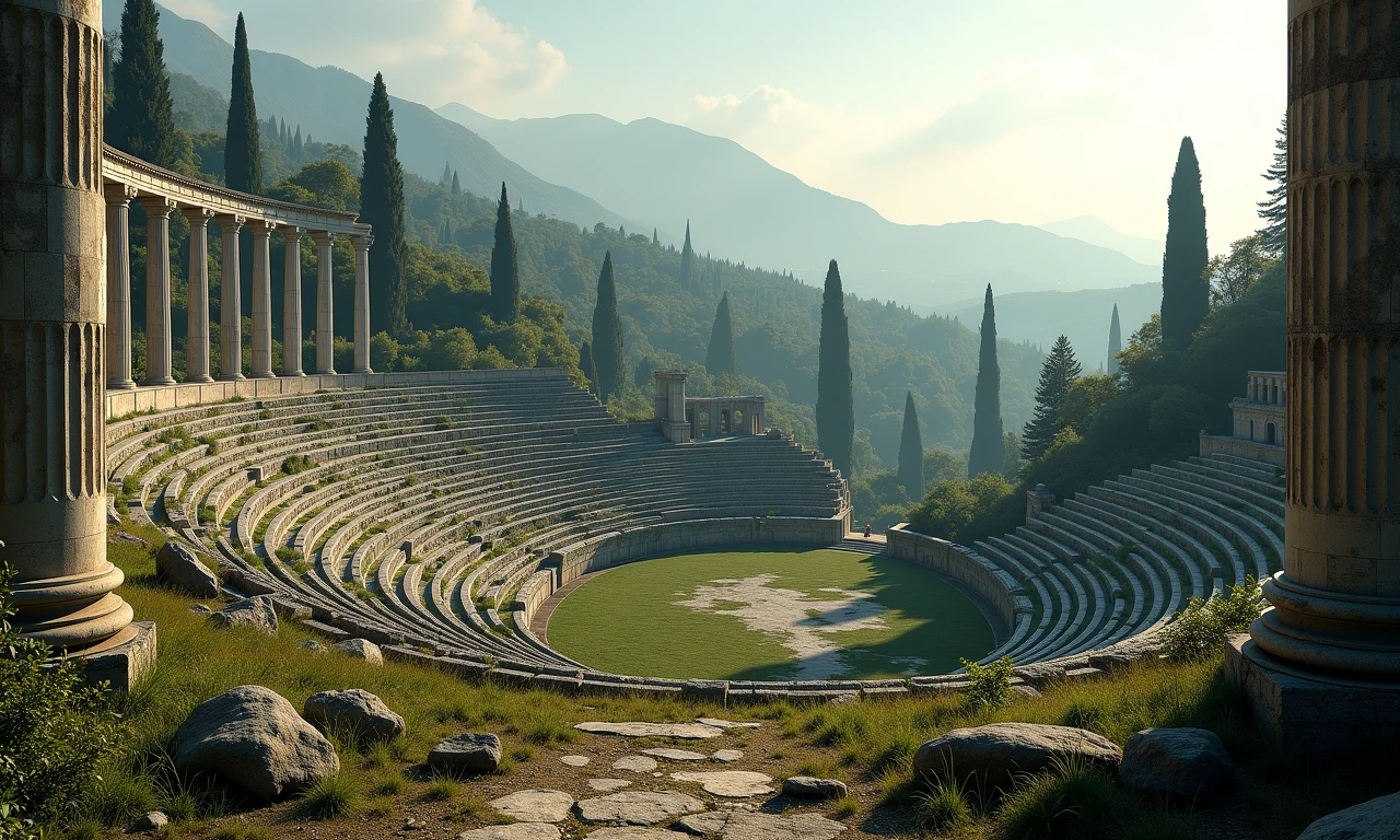 Ruínas de Olímpia, o fim dos jogos da antiguidade.