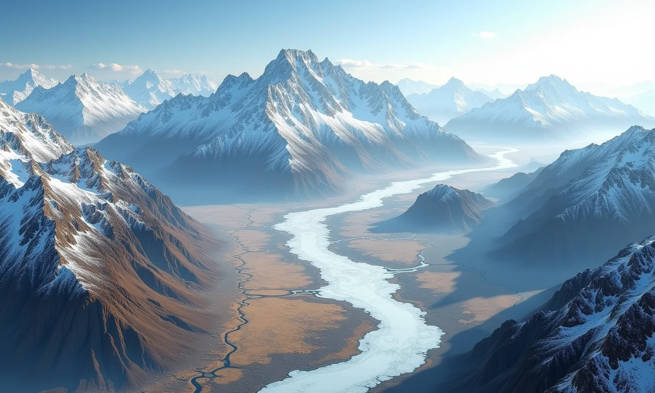 Vista panorâmica de Westeros com montanhas nevadas que se transformam abruptamente em desertos áridos, e florestas tropicais exuberantes ao lado de tundras congeladas.