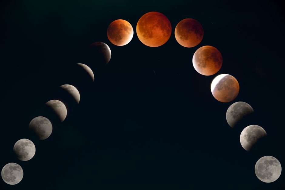 O que são as fases da lua?