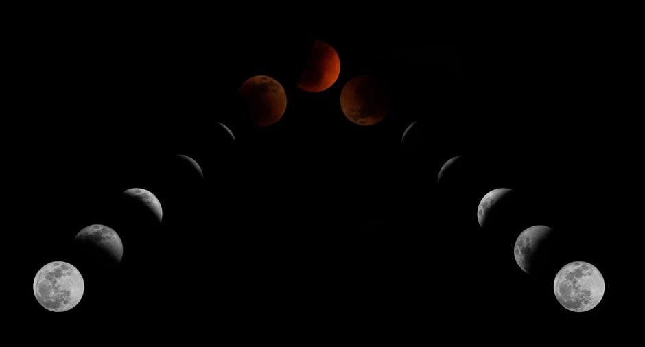 Como observar as fases da lua no dia a dia