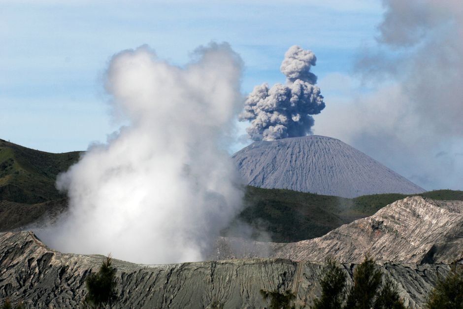 O que acontece durante uma erupção